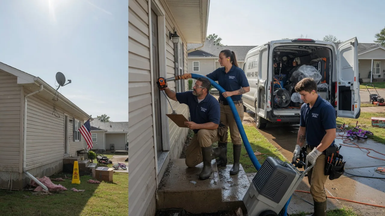 Ceiling Water Damage Restoration in Dundee, MI near me